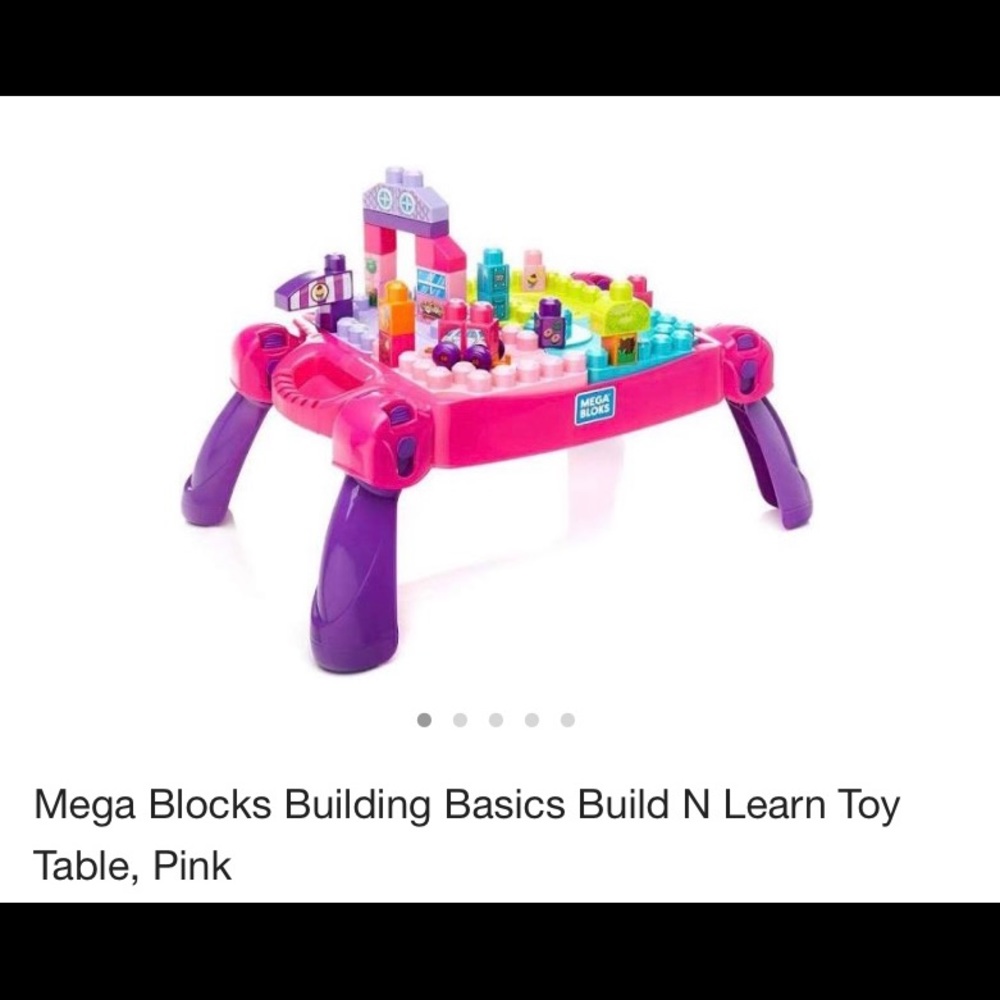 NWOT Mega Bloks Build and Learn Table